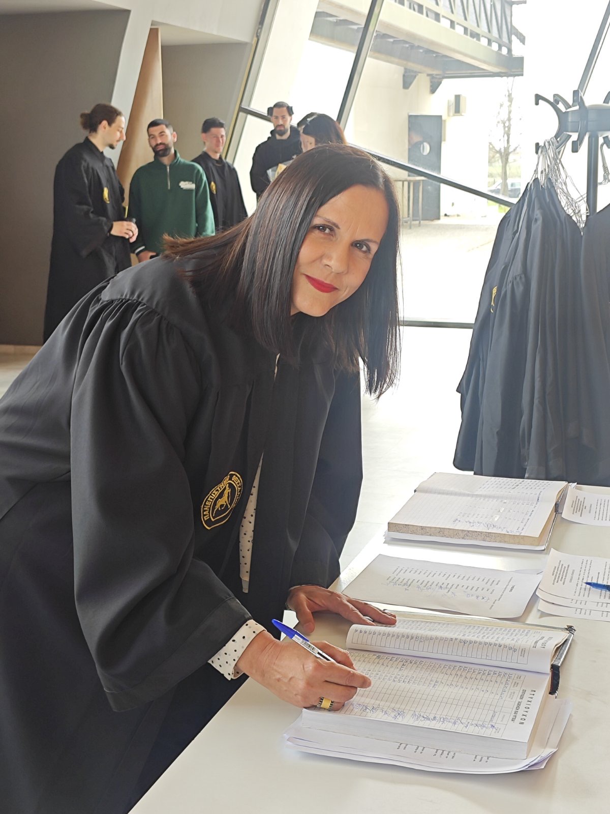 Ορκωμοσία Διδακτόρισσας Φιλίππου Β. Κωνσταντινιάς
